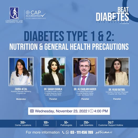 Diabetes Type 1 and 2: Nutrition & General Health Precautions