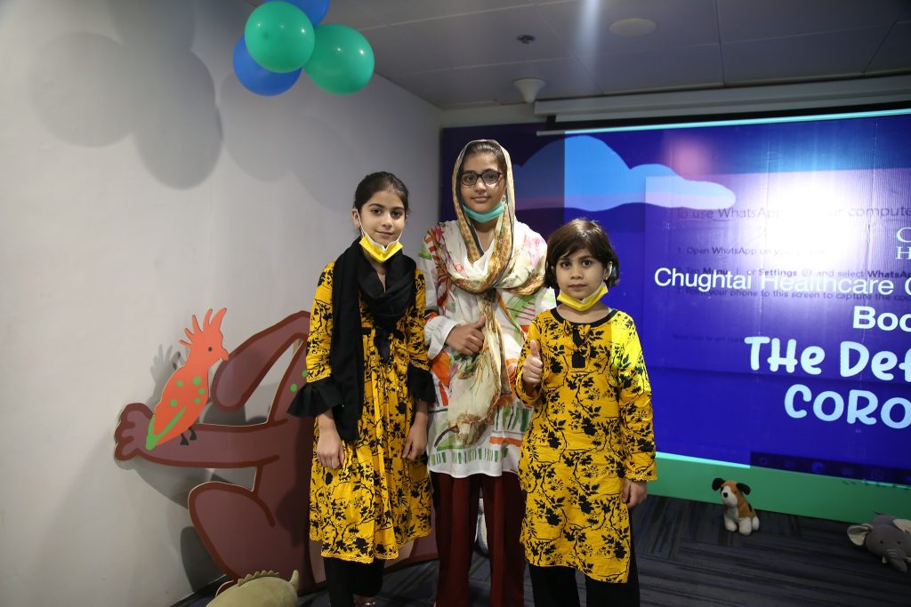 Storytelling session of the book ‘The Defeat of Coronasaurus'